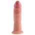 King Cock 9 - realistlik iminapaga dildó (23cm) - naturaalne