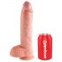 King Cock 25cm tõetruu dildo - naturaalne