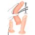 You2Toys - Anaali treening: realistlik dildo komplekt - 3 tk (naturaalne)