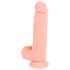 Meditsiiniline sirge dildo (20cm) - naturaalne