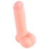 Meditsiiniline sirge dildo (20cm) - naturaalne