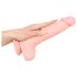 Meditsiiniline silikoondildo (24 cm) - naturaalne