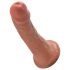 King Cock 15 cm dildo - pruun