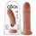 King Cock 8 dildot (20 cm) - tume naturaalne