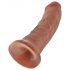 King Cock 8 dildot (20 cm) - tume naturaalne