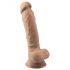 Silexd 7 - imemisalusega dildo - 17,5cm (naturaalne)