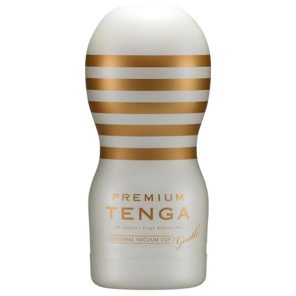 TENGA Premium Gentle - ühekordne masturbaator (valge)