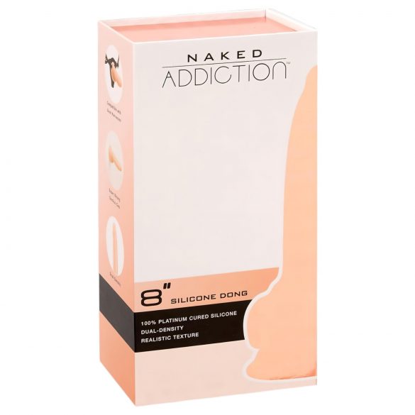 Naked Addiction 8 - iminapaga, elutru dildo (20 cm)