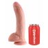 King Cock 9 - suur iminapaga dildo (23cm) - nahavärvi