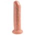 King Cock 7 - elutruu dildo (18cm) - naturaalne