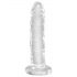 King Cock 6" - läbipaistev iminapp dildo (15cm)