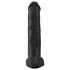 Kuningas Kukk 15 - iminapaga munanditega dildo (38cm) - must