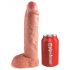 King Cock strap-on 25cm - võimas rihmavaba dildo