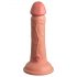 King Cock Elite 6 - elutru dildo iminapaga (15 cm) - naturaalne