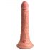 King Cock Elite 7 - elutru kleepuva alusega dildo (18cm) - naturaalne