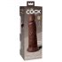 King Cock Eliit 8 - iminapõhjaga realistlik dildo (20cm) - pruun