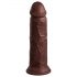 King Cock Eliit 8 - iminapõhjaga realistlik dildo (20cm) - pruun