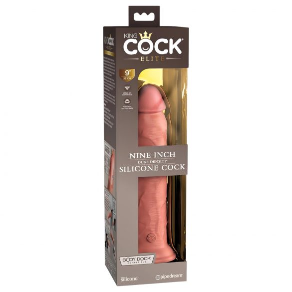 King Cock Elite 9 - realistlik iminapaga dildo (23cm) - naturaalne