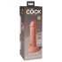 King Cock Elite 6 - looduslik, realistlik vibraator, iminapaga (15cm)