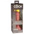 King Cock Elite 6 - elutruudne vibraator 15cm (tume naturaalne)