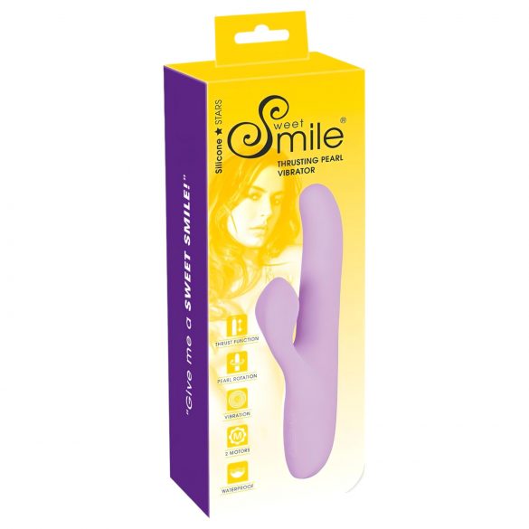 SMILE Thrusting - pöörlev-lükkav kliitorivibraator (lilla)