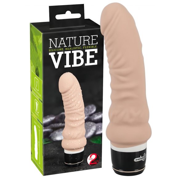 Nature Vibe silikoonvibraator (naturaalne)