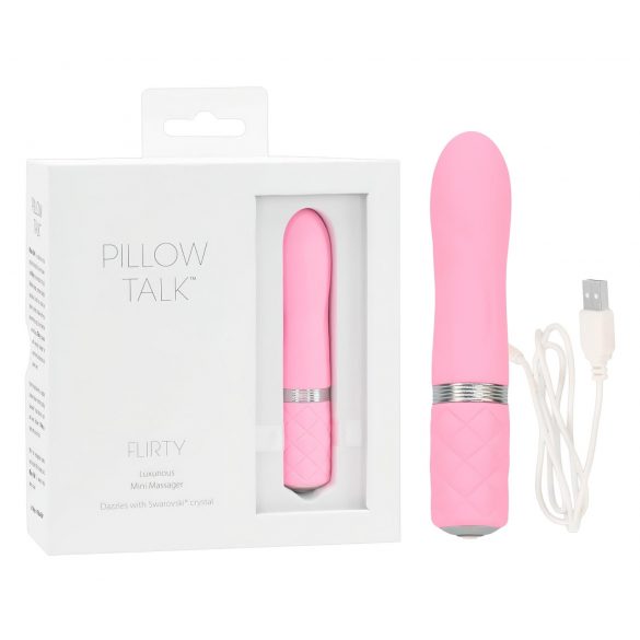 Pillow Talk Flirty akuvibraator (roosa)