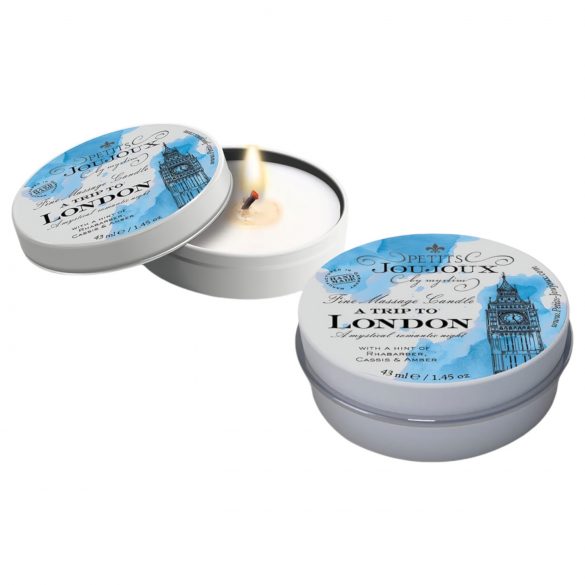 Petits Joujoux London - massaažiküünal - rabarber-amber (43 ml)