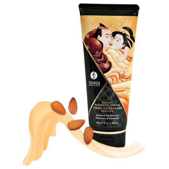 Shunga - massaažikreem - magus mandel (200ml)