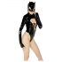 Must Samet - pikkade varrukatega Batwoman body (must) - M