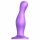 Strap-on-me Curvy L - laineline, jalaga dildo (lilla)