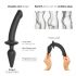 Strap-on-me Swith Semi-Realistic S - 2in1 silikoon dildo (must)