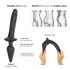 Strap-on-me Swith Realistic S - 2in1 silikoon dildoga (must)