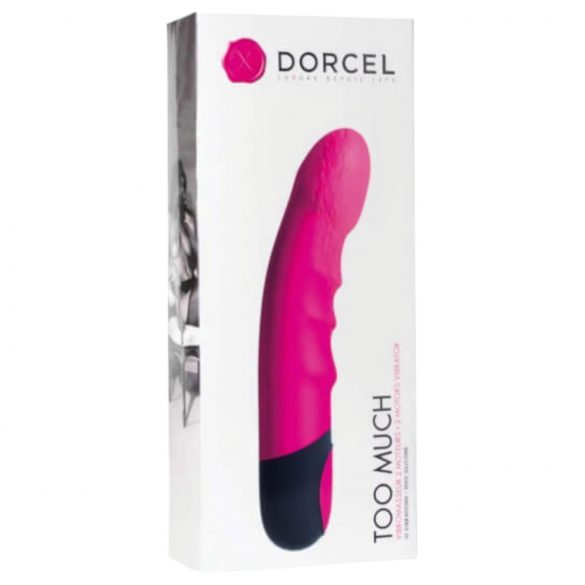 Dorcel Too Much - 2 mootoriga vibraator (roosa)