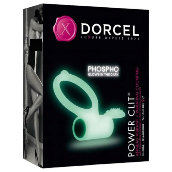 Dorcel - helendav vibreeriv peeniserõngas (valge)