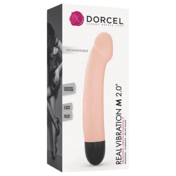 Dorcel Real Vibration M 2.0 - laetav vibraator (naturaalne)