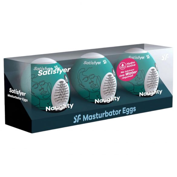 Satisfyer Egg Naughty - masturbeerimismuna komplekt (3 tk)