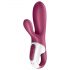 Satisfyer Hot Bunny - nutikas soojendava kliitorivarrega vibraator (punane)