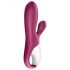 Satisfyer Hot Bunny - nutikas soojendava kliitorivarrega vibraator (punane)