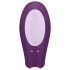 Satisfyer Double Joy - nutikas veekindel paarivibraator (lilla)