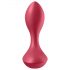 Satisfyer Backdoor Lover - laetav veekindel anaaldildo (punane)