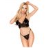 Penthouse Double Spice - must mustriga rinnahoidja komplekt (must) - M/L