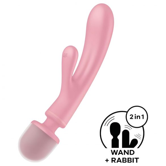 Satisfyer Kolmikhurmais - G-punkti ja massaživibraator (roosa)