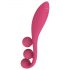 Satisfyer Tri Ball 1 - laetav multifunktsionaalne vibraator (punane)