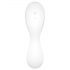 Satisfyer Curvy Trinity 5+ - nutikas 2-ühes vibraator (valge)