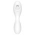 Satisfyer Curvy Trinity 5+ - nutikas 2-ühes vibraator (valge)