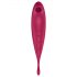 Satisfyer Twirling Pro - nutikas 2in1 kliitorivibraator (punane)