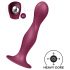 Satisfyer Double Ball-R - imeline punane kleepuva põhjaga dildotäidis