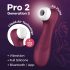 Satisfyer Pro 2 Gen3 - nutikas õhulaine stimulaator (punane)