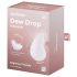 Satisfyer Dew Drop - akuga veekindel kliitori vibraator (valge)